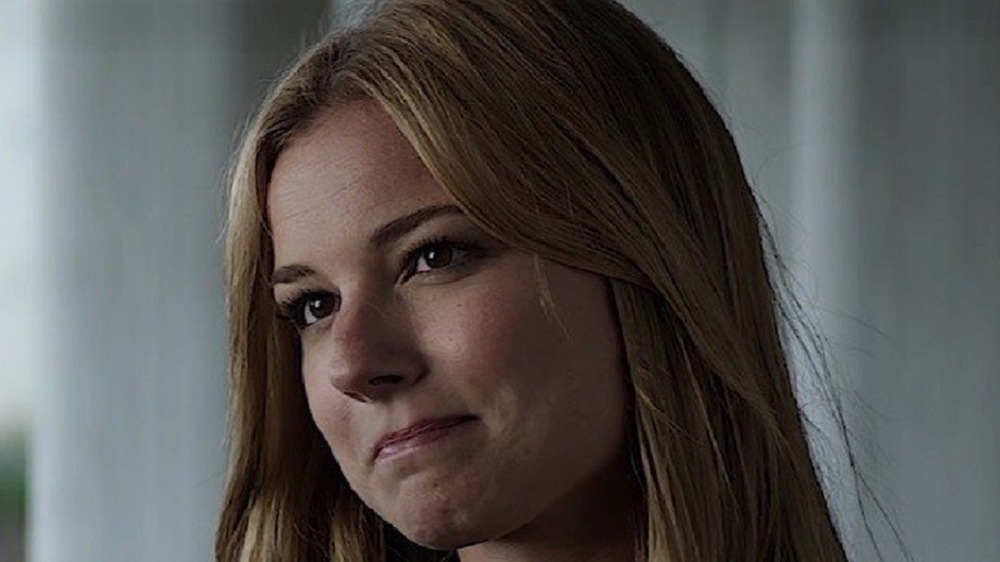 Sharon Carter smirking