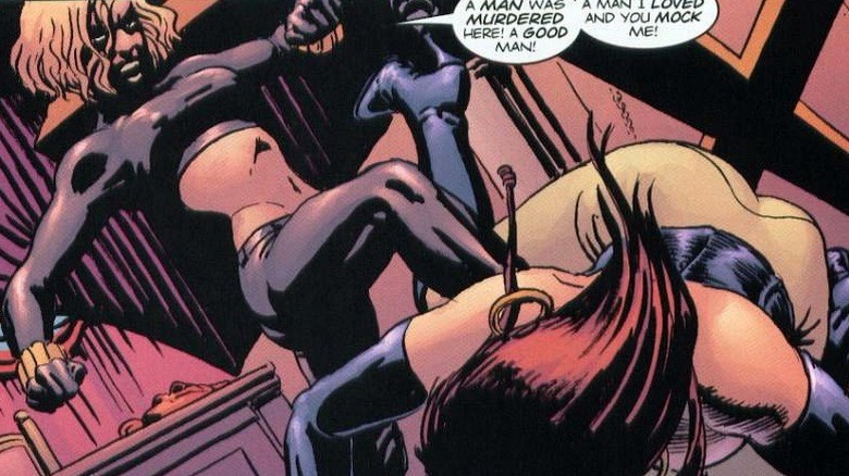 Yelena Belova in a fight