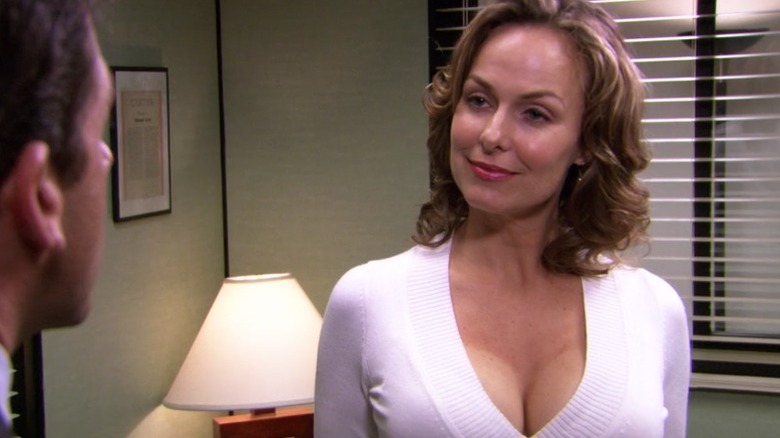 Jan Levinson smirking
