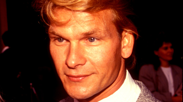 Patrick Swayze smiling