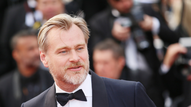 Christopher Nolan wearing tuxedo