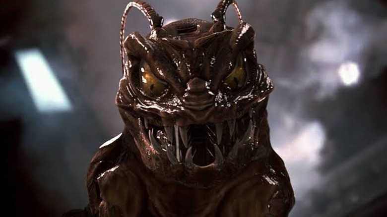 The Bug grinning