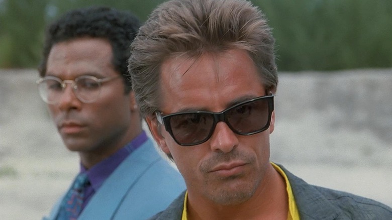Don Johnson and Philip Michael Thomas in Miami Vice