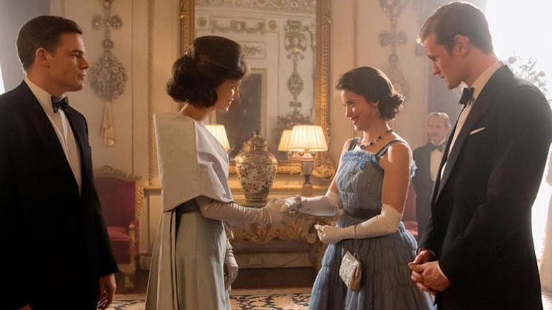 Hall as JFK in The Crown