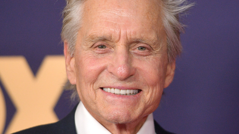 Michael Douglas smiling