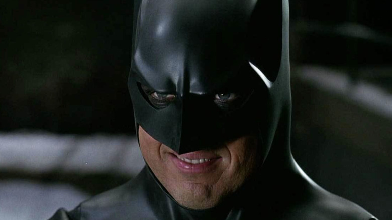 Batman smiles