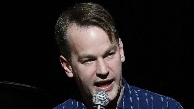Mike Birbiglia performing at the Ally Coalition talent show