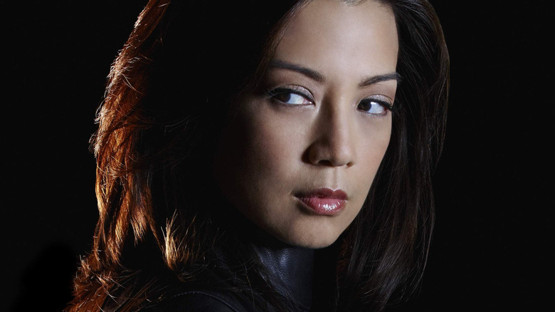 Ming-Na Wen taking in her surroundings
