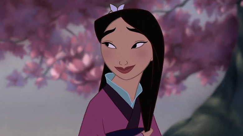 Mulan in a poignant moment