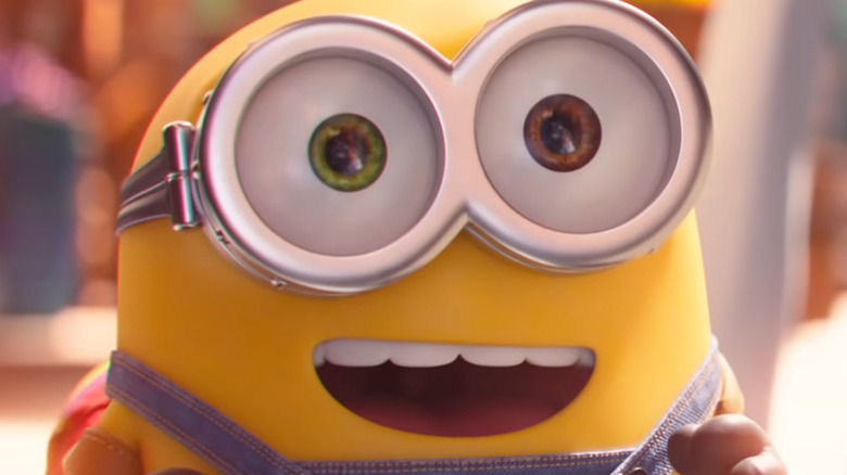 Minion looking amazed