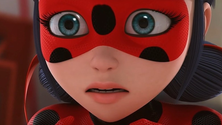 Marinette as Ladybug close up