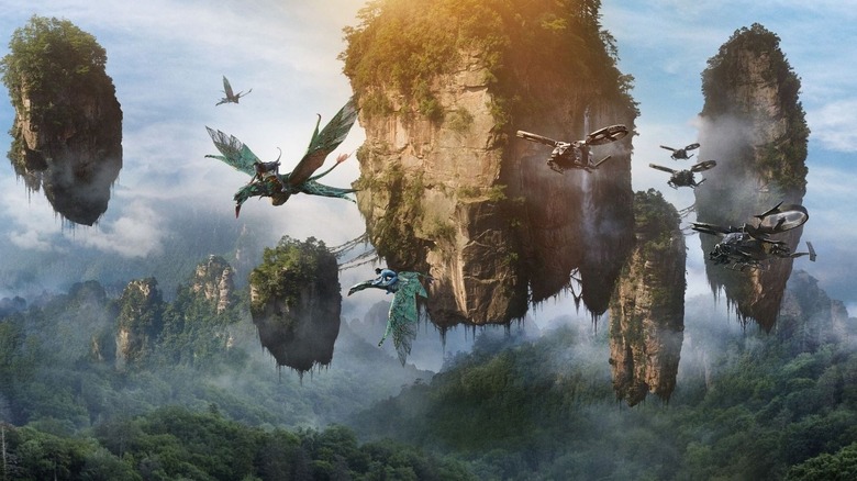 Floating mountains on Pandora
