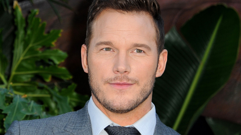 Chris Pratt posing for photo