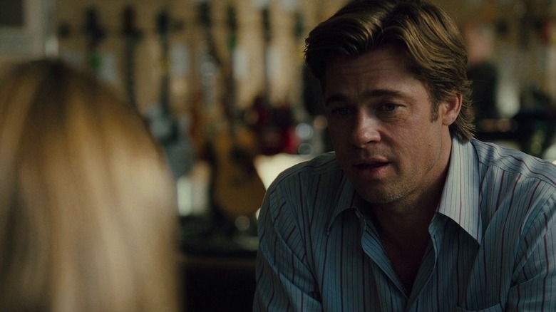Brad Pitt in a difficult conversation