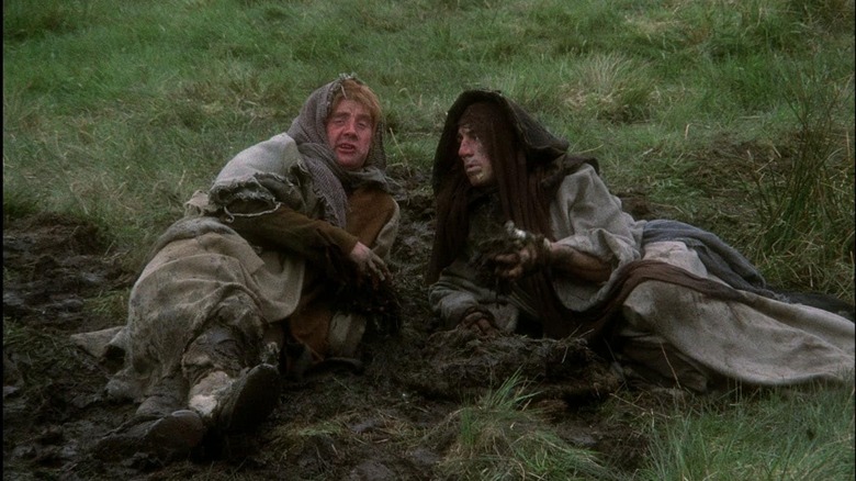 Peasants in mud