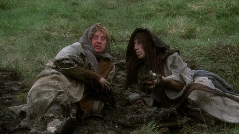 Peasants in mud