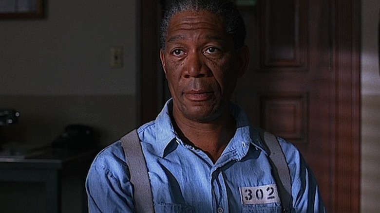 Morgan Freeman as Red in The Shawshank Redemption