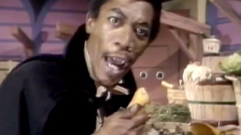 Morgan Freeman as Vincent the Vegetable Vampire on Electric Company