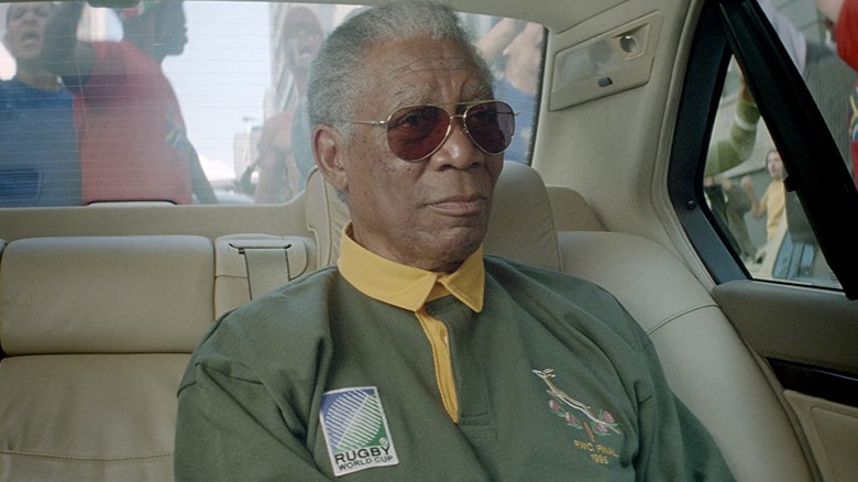 Morgan Freeman as Nelson Mandela in Invictus