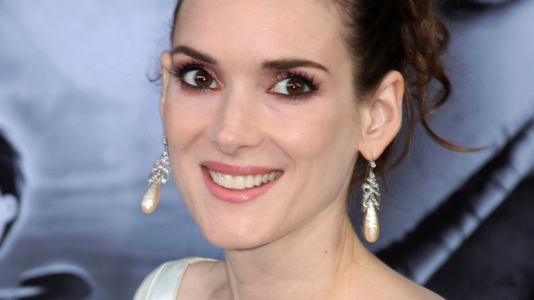 Winona Ryder smiling