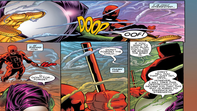 Daredevil fighting Mysterio