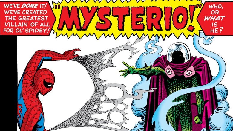 Spidey webbing Mysterio