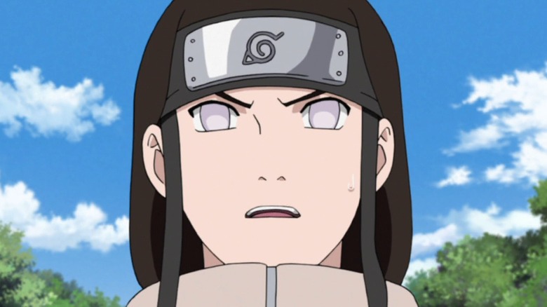 Neji Hyuga looking concerned