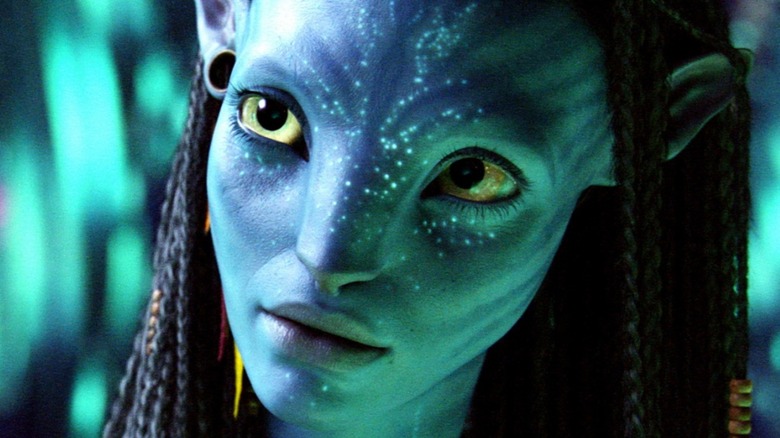 Avatar Neytiri in close-up