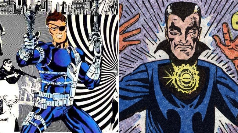 Nick Fury and Doctor Strange