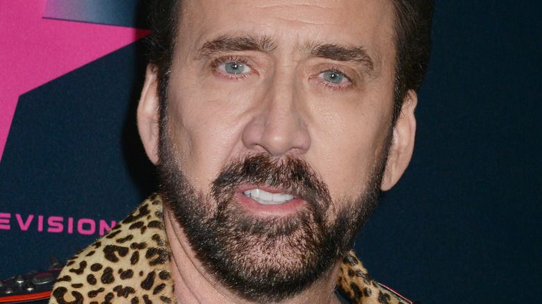 Nicolas Cage smiling