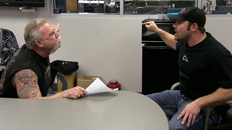 Paul Jr and Paul Sr argue