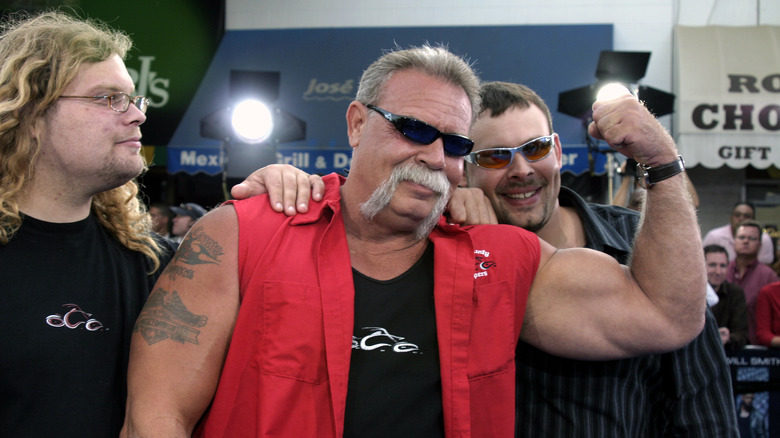 The Teutul family pose together