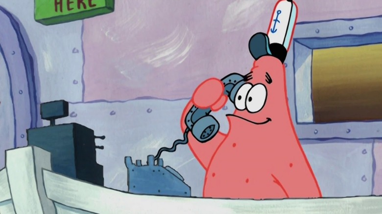 Patrick on phone