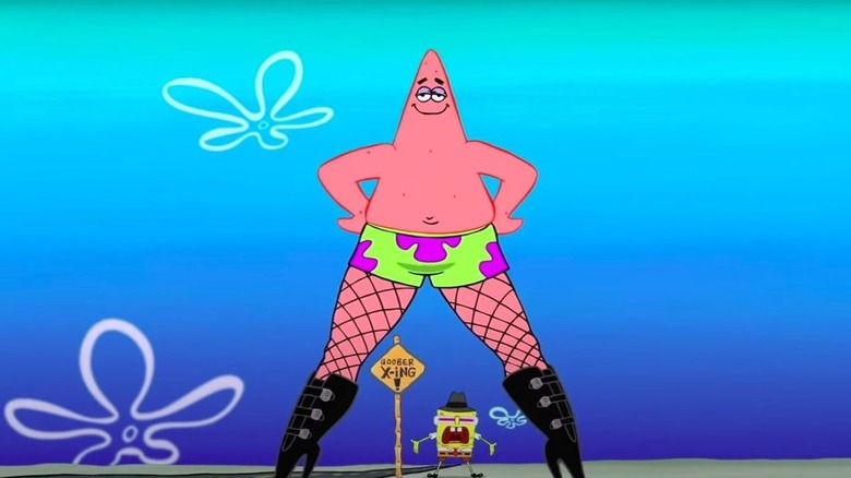 Patrick in heels