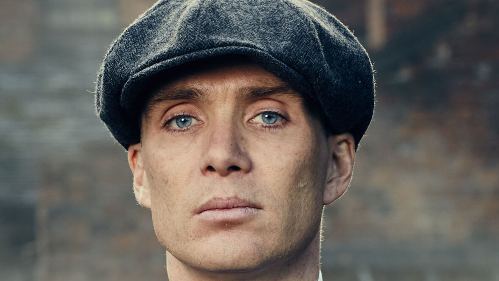 Thomas Shelby staring ahead