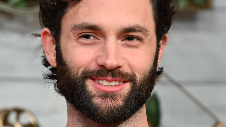 Penn Badgley smiling