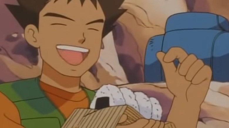 pokemon brock rice ball doughnut