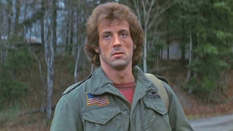 Stallone as Rambo in First Blood