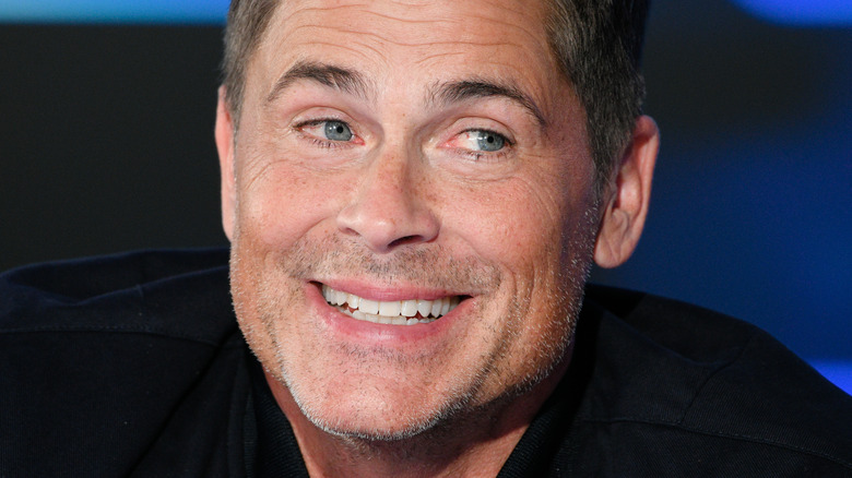 Rob Lowe closed mouth smile