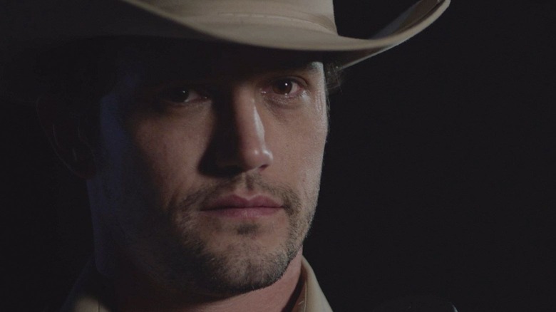 Nathan Dean Parsons poses as Max