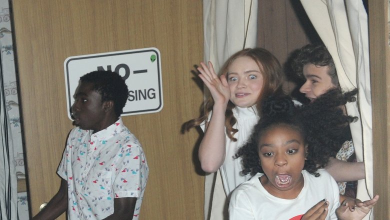 Caleb McLaughlin, Sadie Sink, Priah Ferguson, Gaten Matarazzo