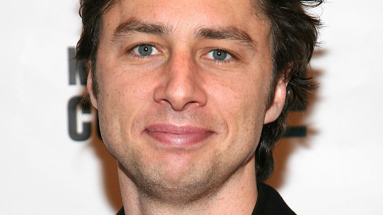 Zach Braff smiles