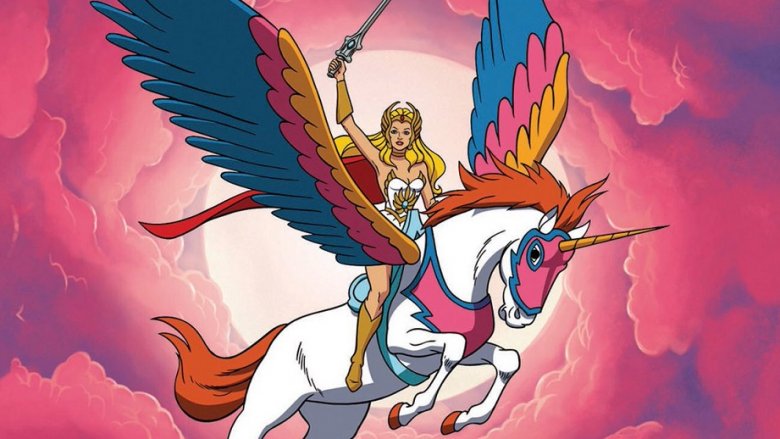 She-Ra and Swift Wind from She-Ra: Princess of Power