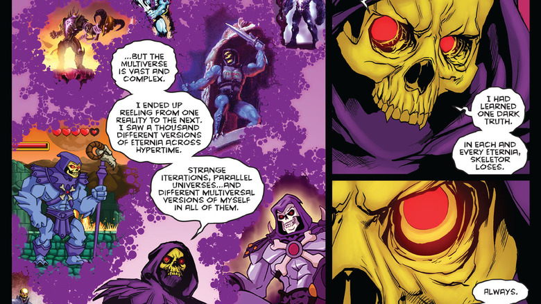 Multiple different versions of Skeletor