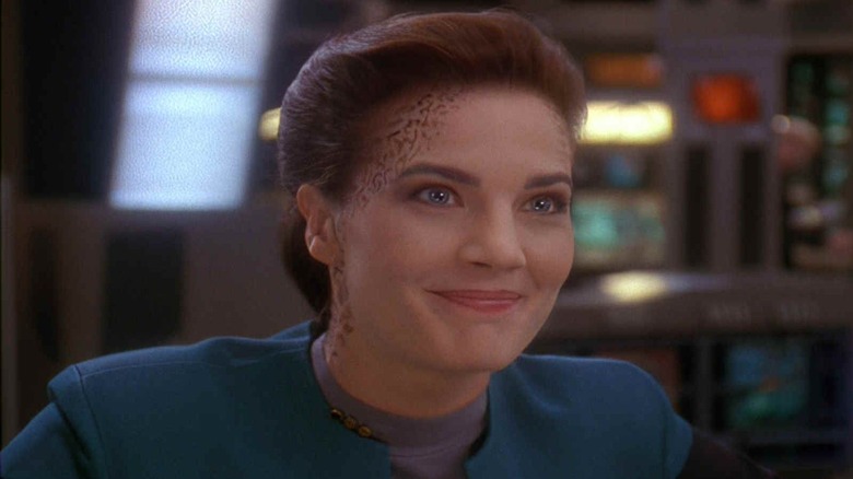 Jadzia Dax in a promotional image for Star Trek: Deep Space Nine
