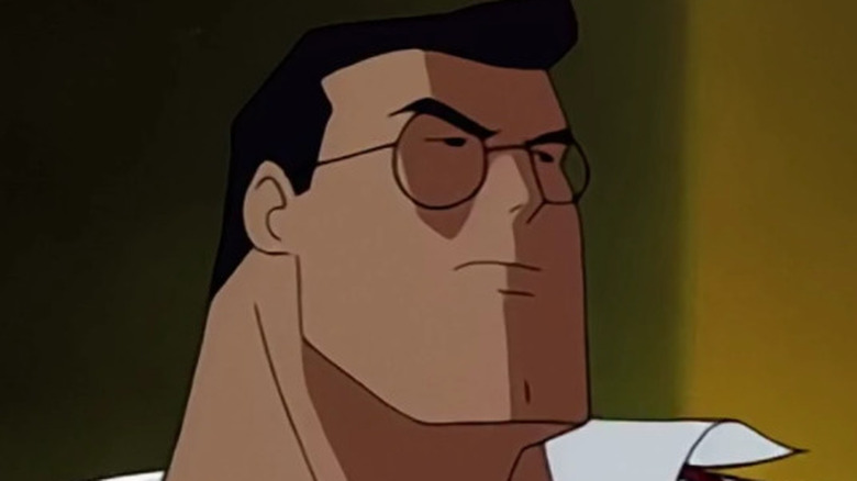 Superman with glasses