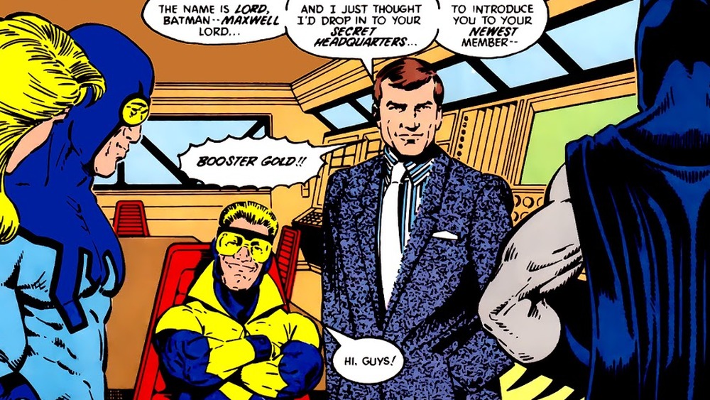 Maxwell Lord with Justice League