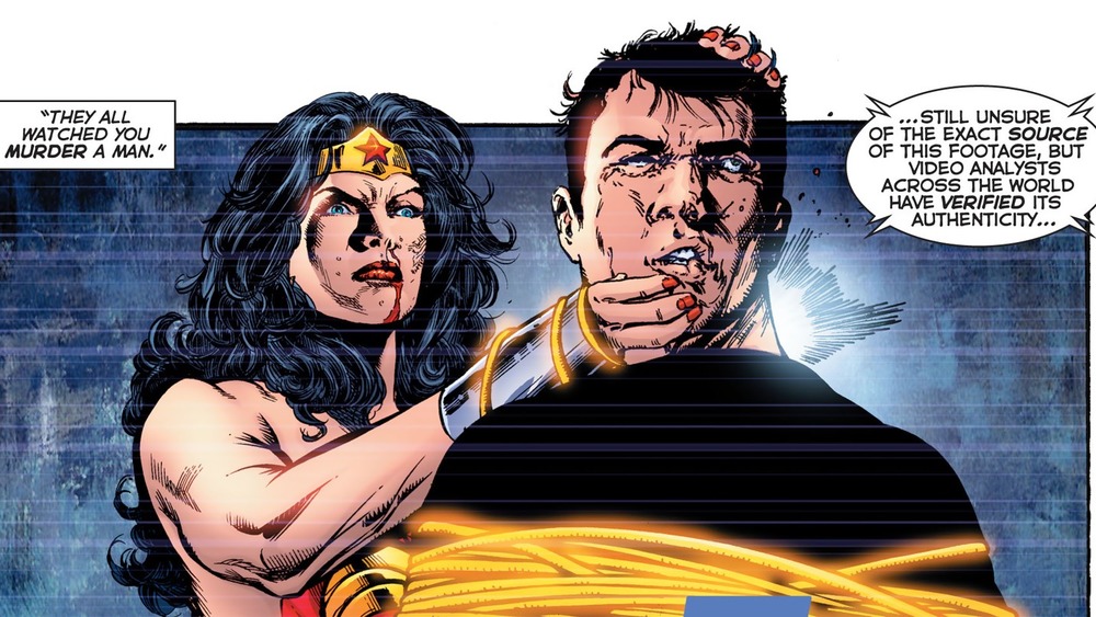 Wonder Woman murders Maxwell Lord