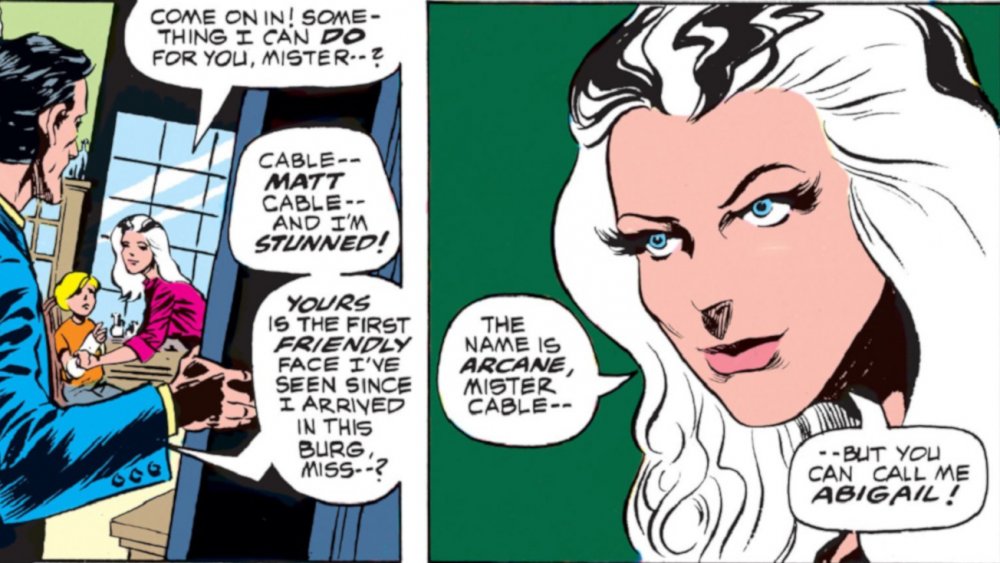 Matt Cable meets Abigail Arcane, from DC Comics