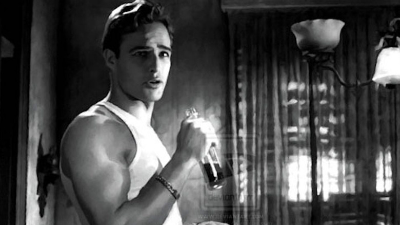 Brando as a violent Kowalski